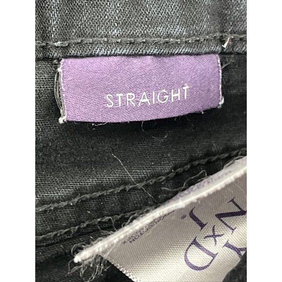 NYDJ Straight Women's Jeans Size 14‎ Blue Dark Wash Lift Tuck Technology 32L - Picture 7 of 10